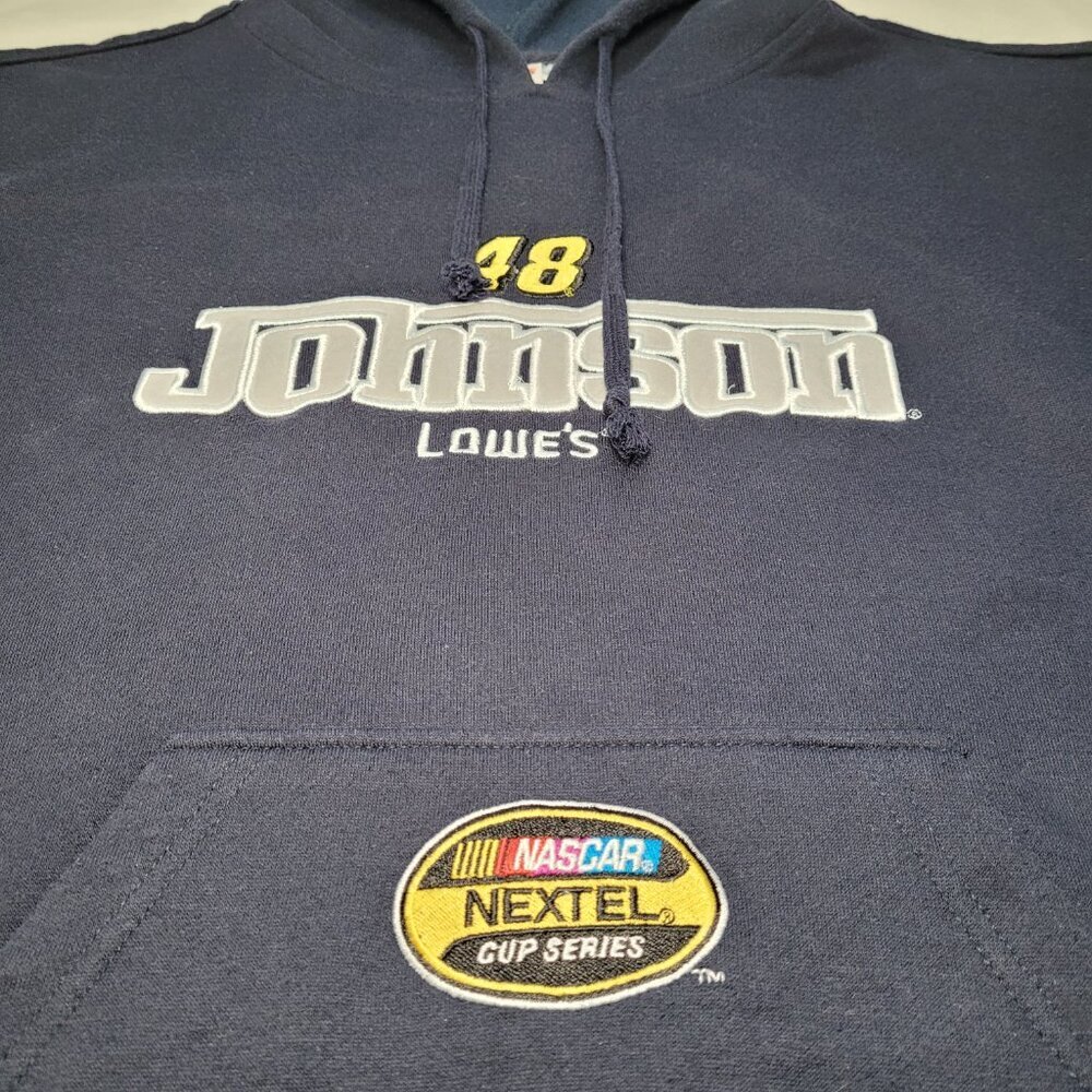 Winners Circle Jimmie Johnson Hoodie Lowe's 48 NASCAR Nextel Cup Series Large - Picture 2 of 9